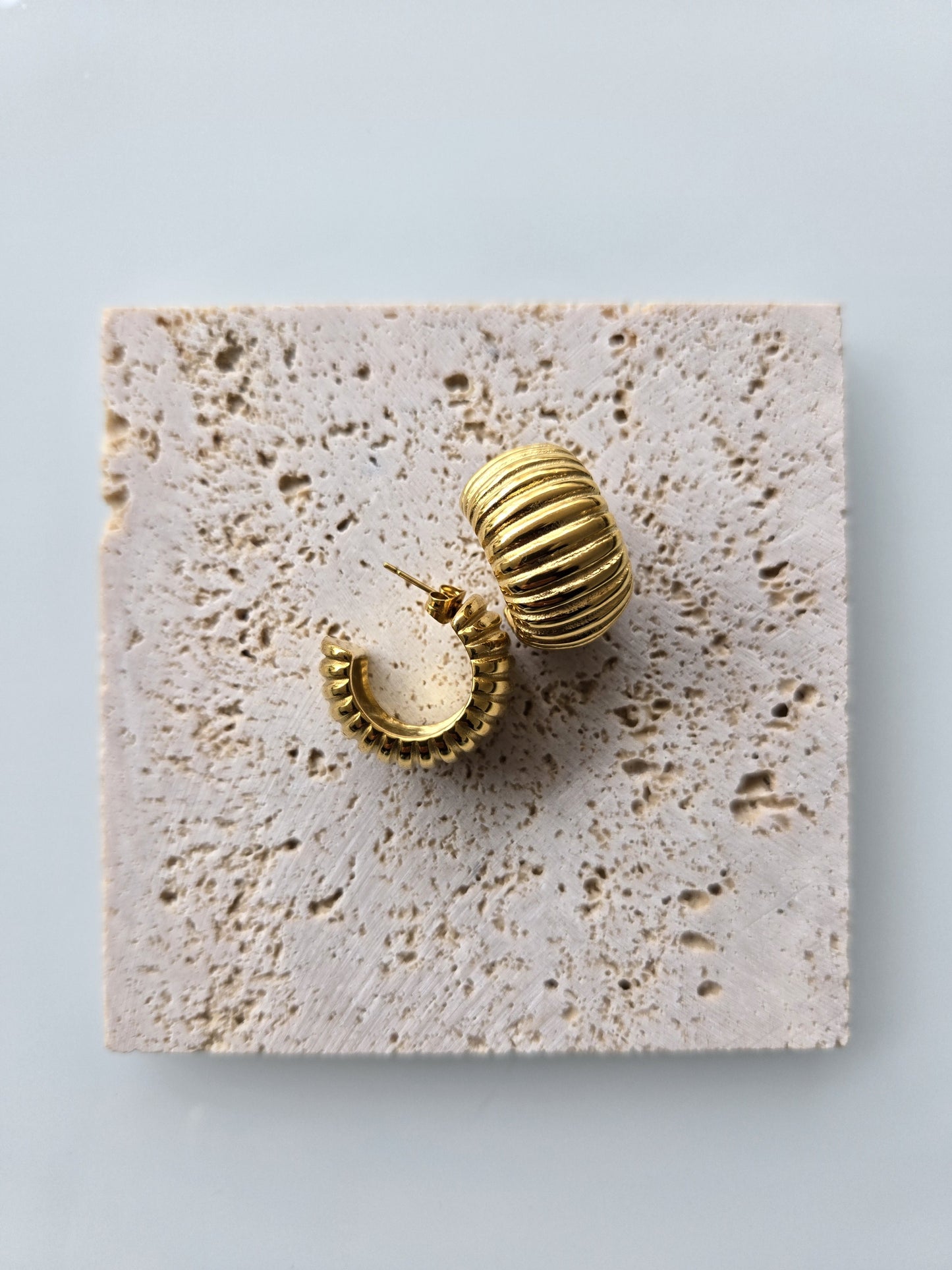Golden Curls - Oorbellen - Stainless Steel