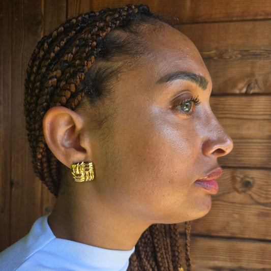 Vienne Twist - Oorbellen - Stainless Steel