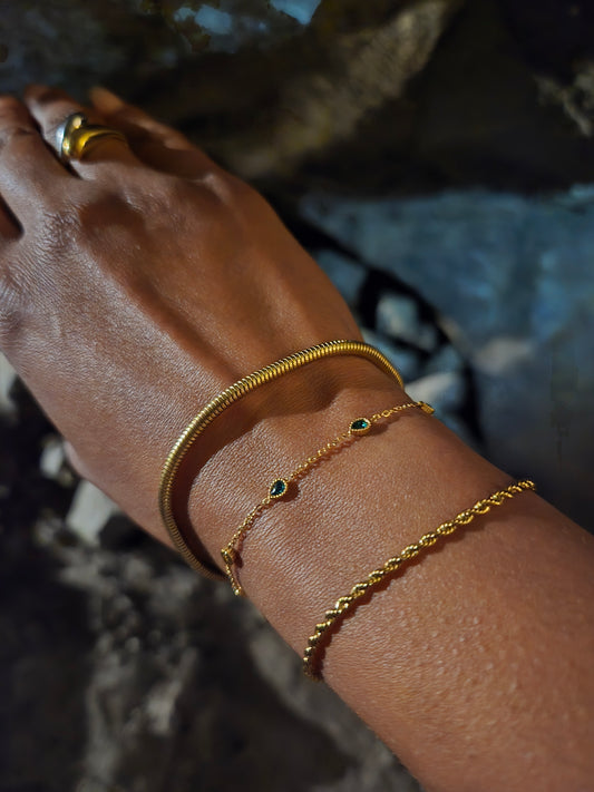 Serpente Gold - Armband – Stainless Steel