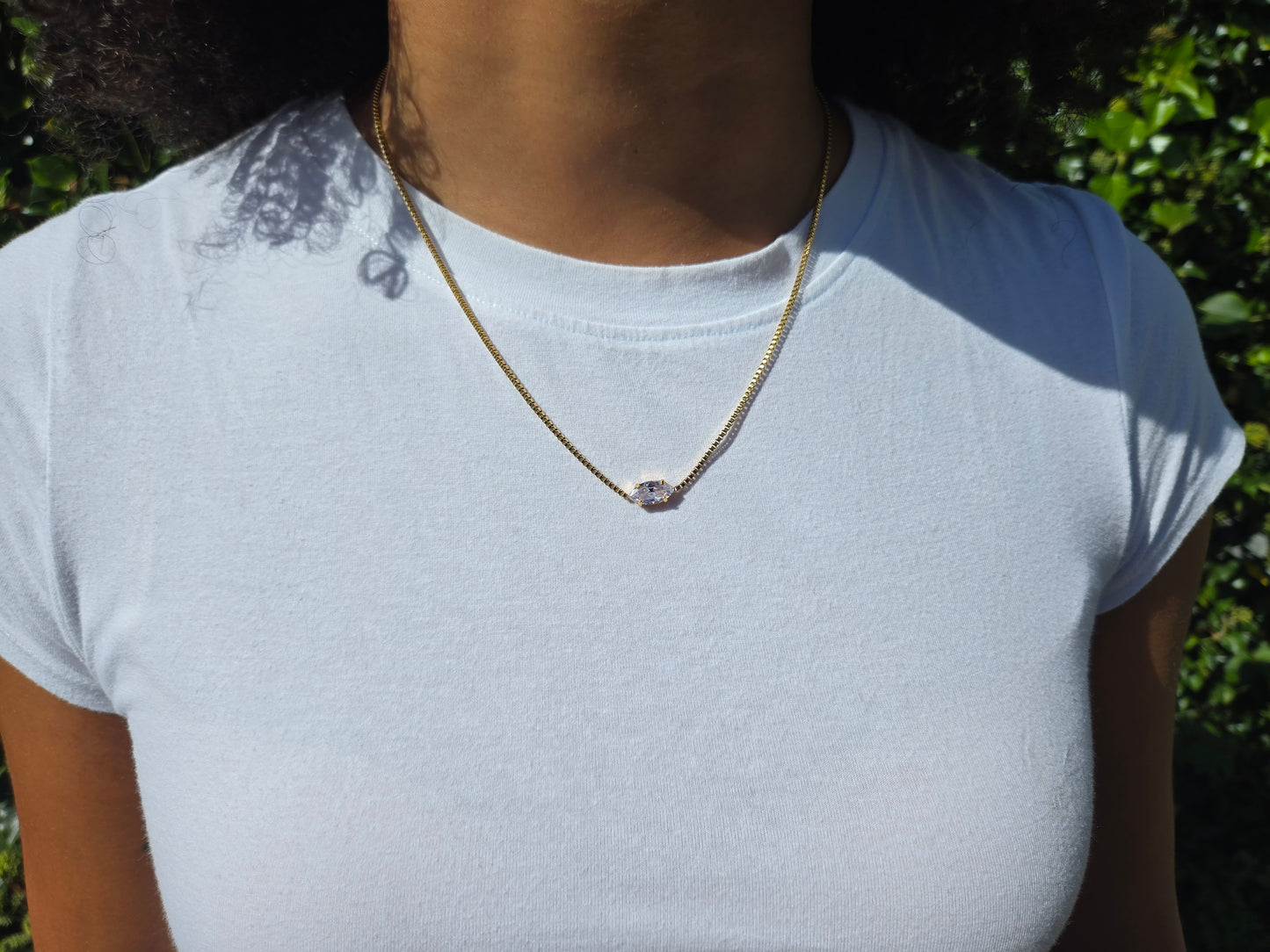 Marquise Glow - Ketting - Stainless Steel