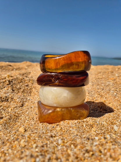 Terra Glow - Armband - Resin – Kaar Jewelry