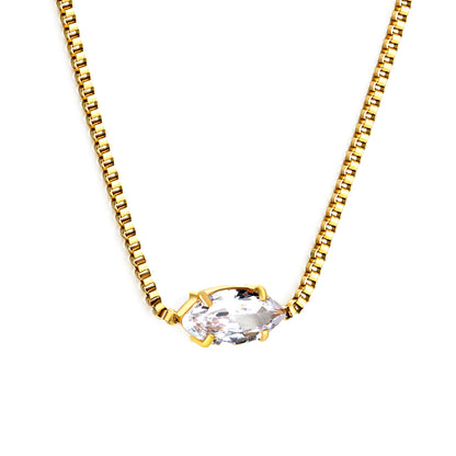 Marquise Glow - Ketting - Stainless Steel