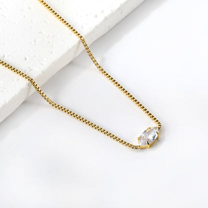 Marquise Glow - Ketting - Stainless Steel