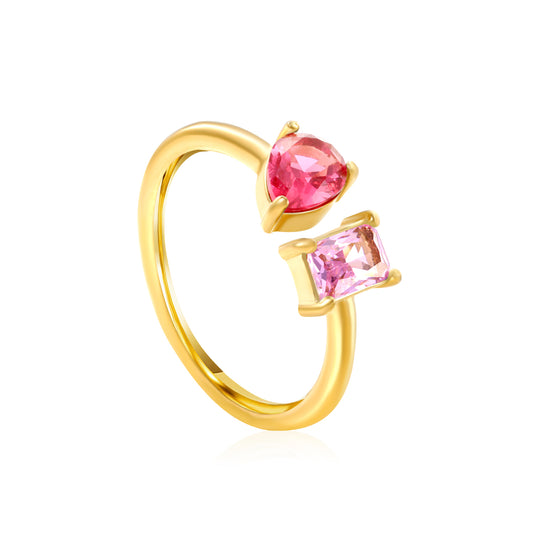 Amoria - Ring – Stainless Steel - Verstelbaar