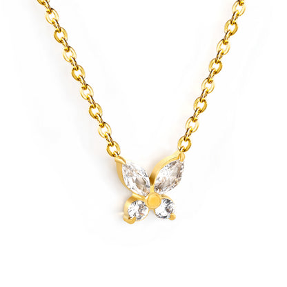 Papillon - Ketting - Stainless Steel
