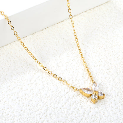 Papillon - Ketting - Stainless Steel